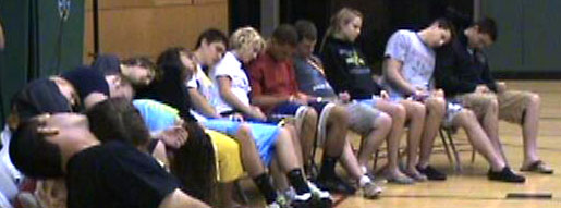Hypnotized high school student volunteers receive powerful suggestions upon emerging from hypnosis. Results - greater energy, enhances focus for study habits and demonstrates powerful messages about the dangers of drug use.